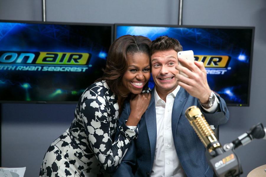 First+Lady+Michelle+Obama+poses+for+a+selfie+with+Ryan+Seacrest+after+taping+a+Lets+Move%21+interview+at+E%21+Networks+in+Los+Angeles%2C+Calif.%2C+Jan.+29%2C+2014.+%28Official+White+House+Photo+by+Lawrence+Jackson%29%0A%0AThis+official+White+House+photograph+is+being+made+available+only+for+publication+by+news+organizations+and%2For+for+personal+use+printing+by+the+subject%28s%29+of+the+photograph.+The+photograph+may+not+be+manipulated+in+any+way+and+may+not+be+used+in+commercial+or+political+materials%2C+advertisements%2C+emails%2C+products%2C+promotions+that+in+any+way+suggests+approval+or+endorsement+of+the+President%2C+the+First+Family%2C+or+the+White+House.