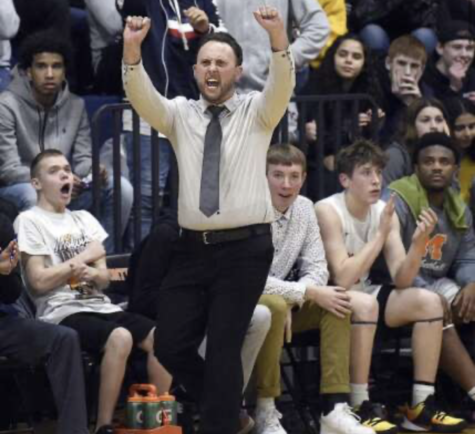 New boys basketball coach Tim Strong coaching at Montville were we was previously head coach.