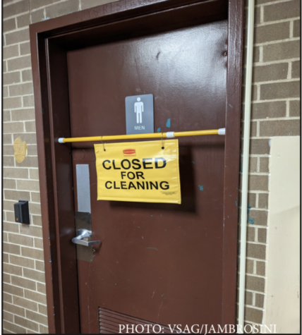 Vandalism means bathrooms are regularly closed to students.