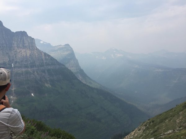 Views from the Highline trail in Glacier National Park