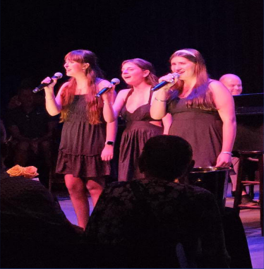Emma Frisbie, Zoë Dykas, and Sophia
Sherman perform at the Eugene O’Neill.