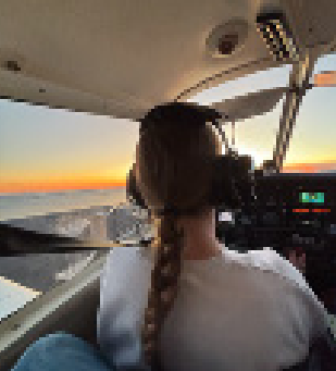 Ani Mazzulli, remarkable for her age, is both a star lacrosse player and budding pilot