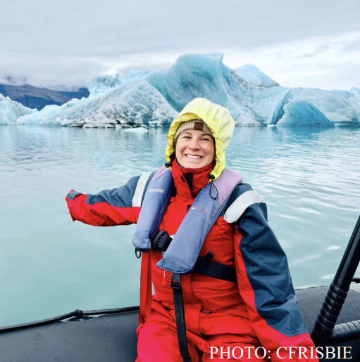 Ms. Frisbie enjoys traveling outside of school.